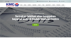 Desktop Screenshot of kedahmedical.com.my